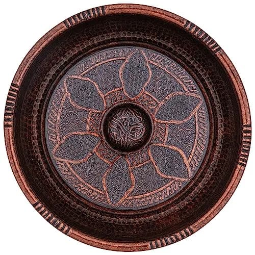 Alisveristime Turkish Hammam Bowl, Zamac, 20 cm | Authentic Turkish Bath Accessory for Spa & Decor thumbnail 4