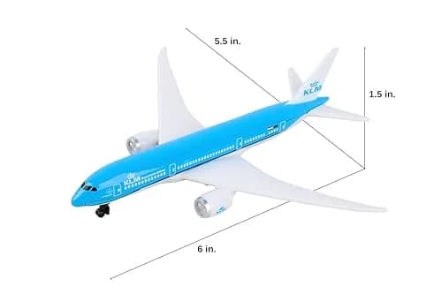 Daron KLM Single Plane Die-cast Toy Model Airplane | Authentic Licensed Aviation Collectible for Kids 3+ (15.2cm/6in) thumbnail 2