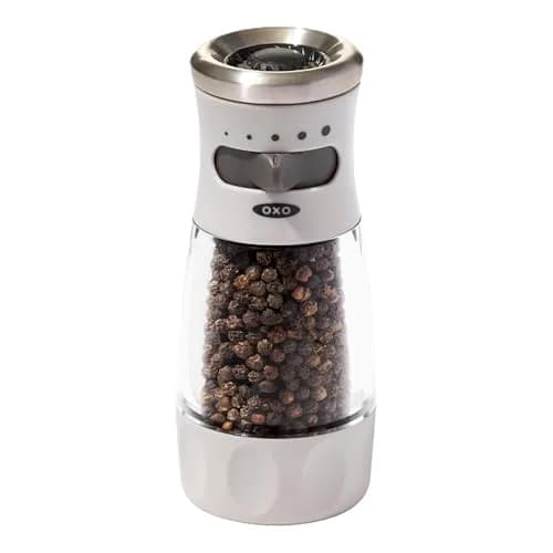 OXO Good Grips Contoured Pepper Grinder with Adjustable Ceramic Mill | Precise, Durable & Stylish (One size, Gray) thumbnail 1