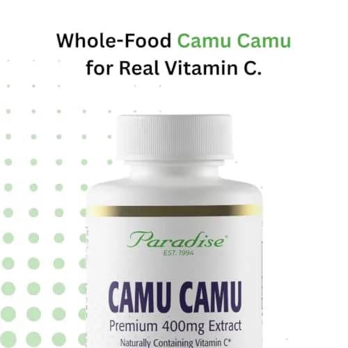 Paradise Herbs & Essentials Organic Camu Camu Extract 400 mg 180 Caps | Supports Immune & Antioxidant Health thumbnail 7
