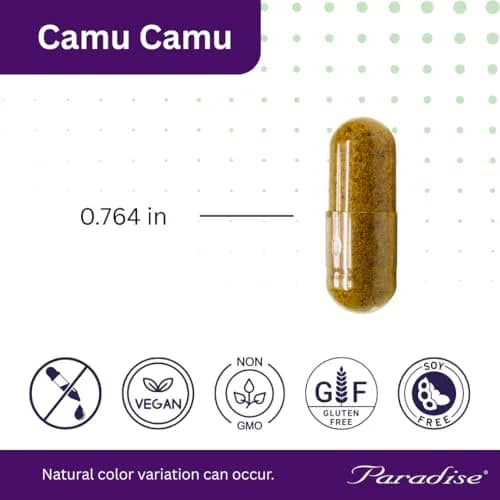 Paradise Herbs & Essentials Organic Camu Camu Extract 400 mg 180 Caps | Supports Immune & Antioxidant Health thumbnail 8