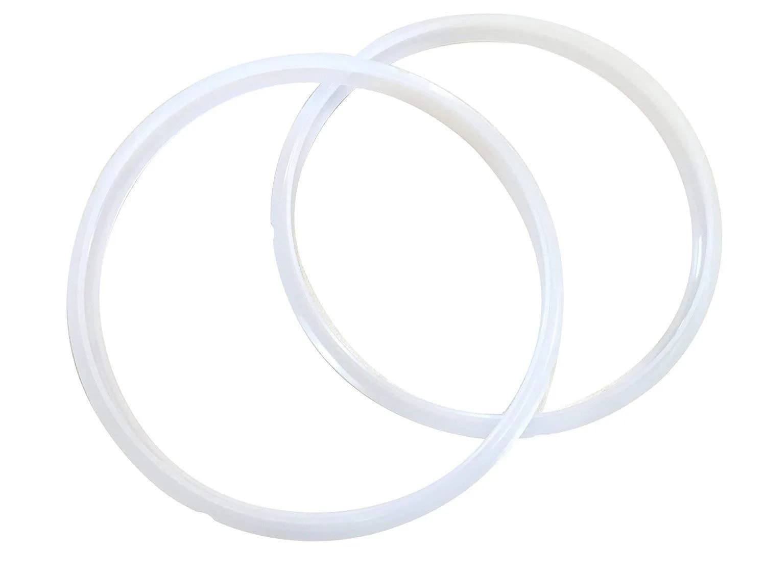 GJS Gourmet Replacement Sealing Rings 4 Quart Pressure Cooker | Durable Silicone Gasket — Clear