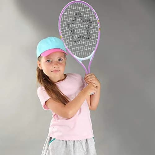 AMA SPORT 19 inch Kids Tennis Racket | Aluminum Frame, 80 sq in Head Size, 4 inch Grip thumbnail 6