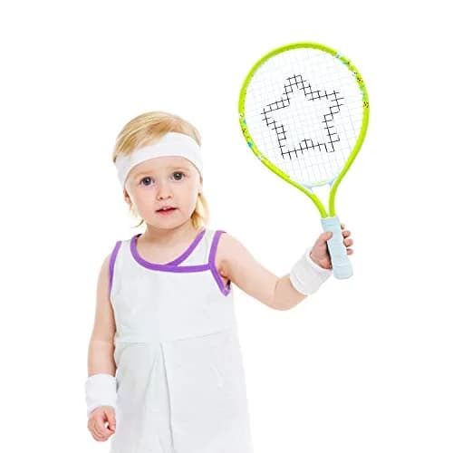AMA SPORT 17" Junior Tennis Racket with Bag | Lightweight Aluminum Frame for Toddlers thumbnail 5