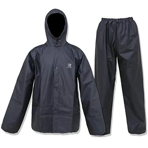 RainRider Ultra-Lite Rain Suit Waterproof Raincoat with Pants XL | 100% EVA, Breathable & Easy Wear thumbnail 1