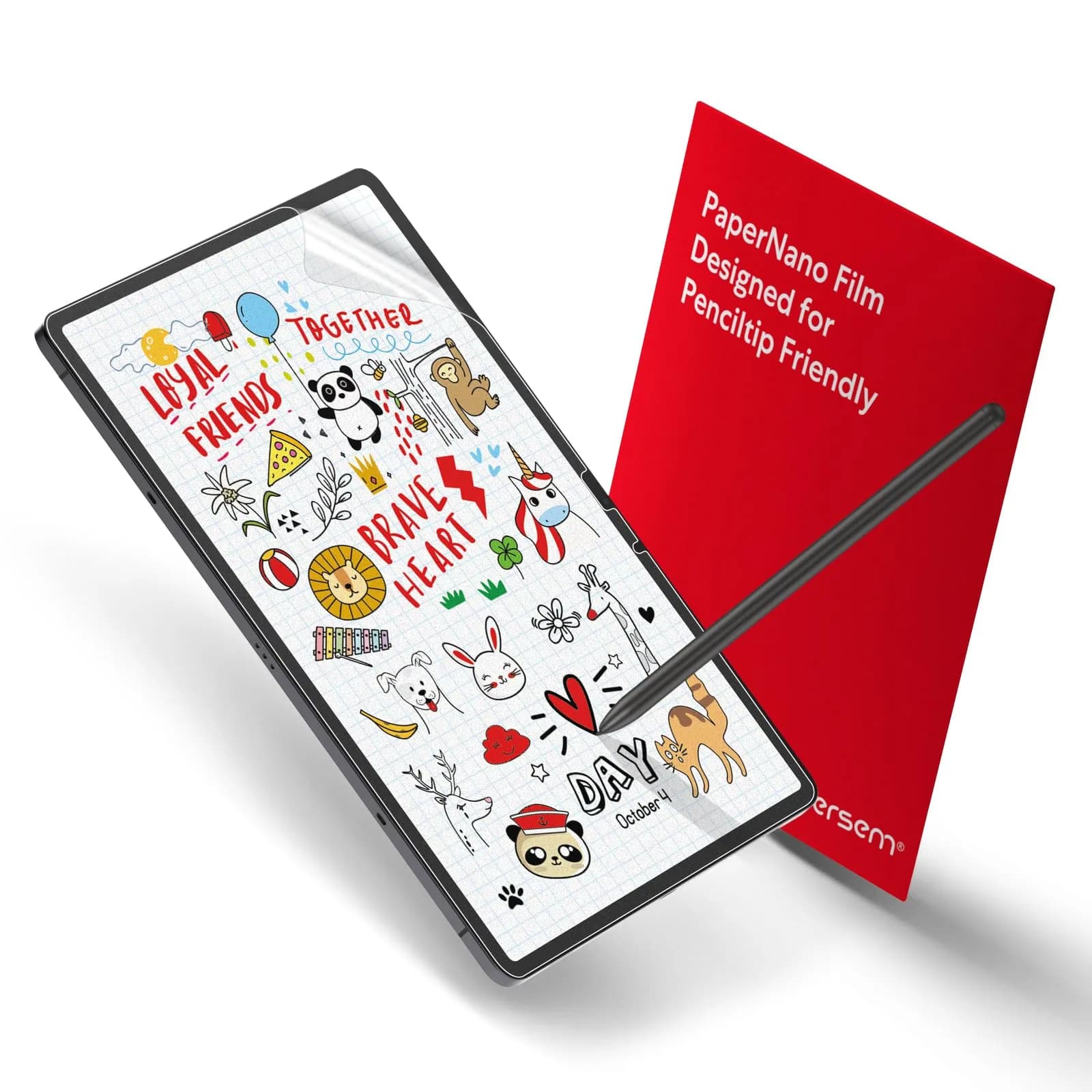 bersem Paperfeel Screen Protector for Samsung Tab S11/S10 Lite/S10 FE/S9 FE/S9/S8/S7 | Realistic Paper Touch for Drawing & Writing - main product image