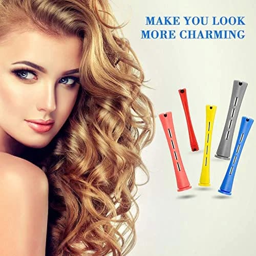 WILLBOND 60 Pcs Hair Perm Rods Set with Rat Tail Comb - Assorted Sizes for Short to Medium Hair thumbnail 7