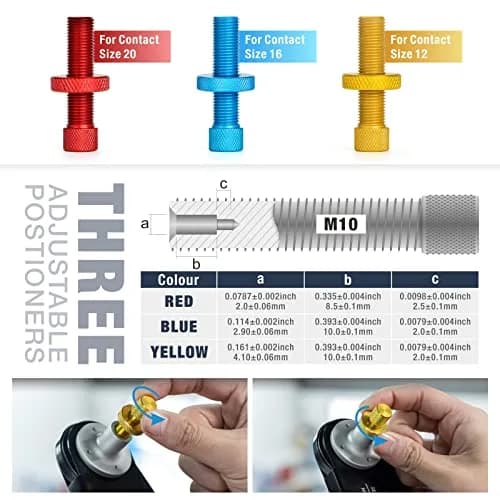 IWISS iCrimp Deutsch Terminal Crimper, 26-12 AWG | Precise, Durable, Automotive & Marine Use thumbnail 5