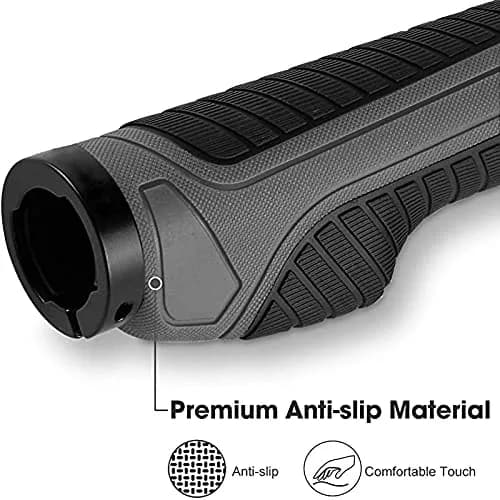 ROCKBROS Handlebar Grips Double Aluminum Clamp Lock Anti-Slip Green | Ergonomic MTB & BMX Grip thumbnail 9