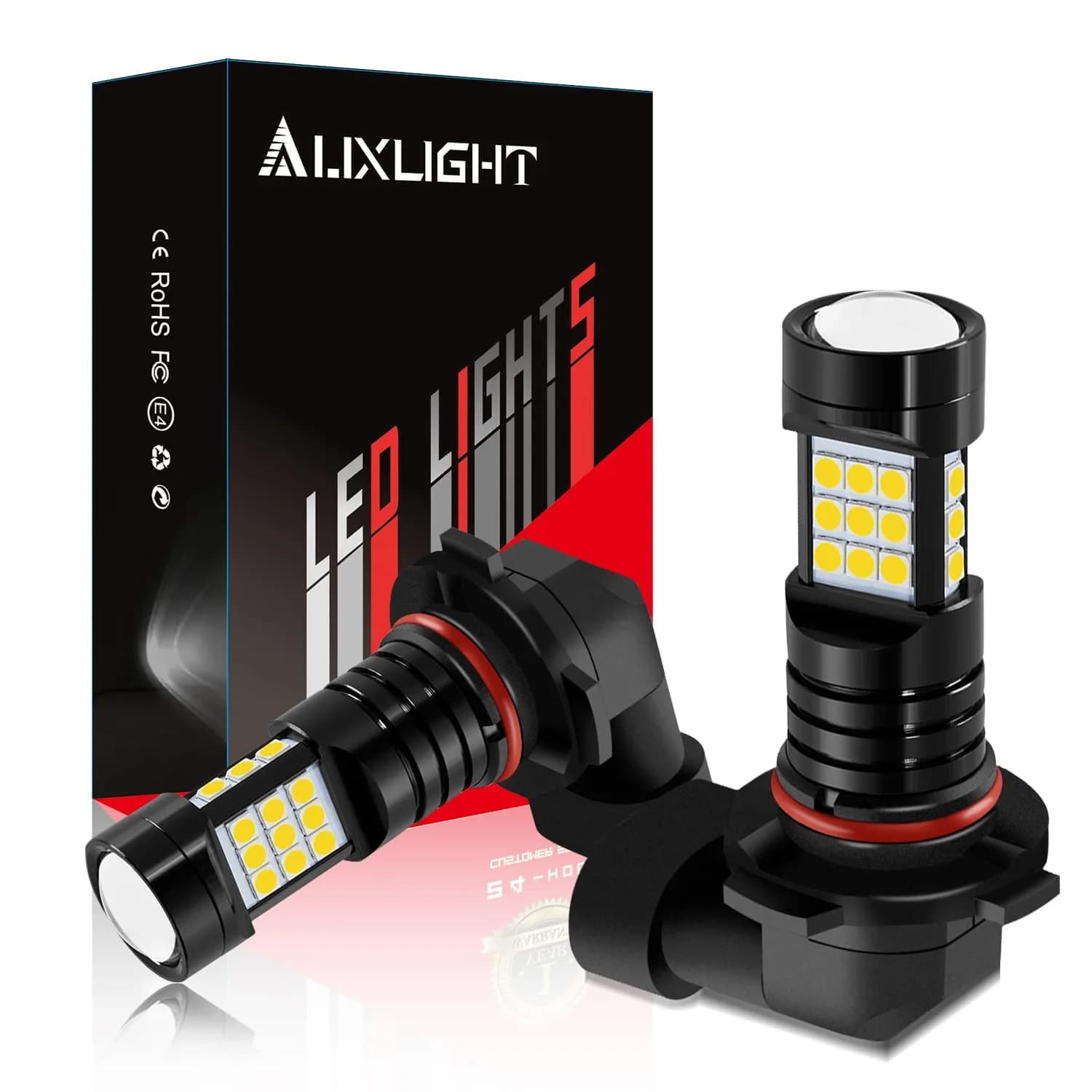 AUXLIGHT H10 LED Fog Light DRL Bulbs 2400 Lumens Golden Yellow | Extremely Bright Fog Light Replacement