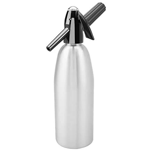 Raguso 1L Alloy Soda Syphon Bottle | Carbonated Seltzer Water Maker for Cocktails & Drinks (Silver) thumbnail 8
