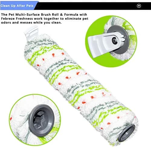 LBLVBNEWD Multi-Surface Pet Brush Rolls & Vacuum Filters 2554 & 1866 Replacement Parts for Bissell CrossWave Max (3 Brush Rolls + 3 Filters) thumbnail 4