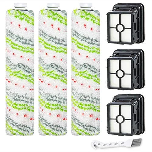 LBLVBNEWD Multi-Surface Pet Brush Rolls & Vacuum Filters 2554 & 1866 Replacement Parts for Bissell CrossWave Max (3 Brush Rolls + 3 Filters) thumbnail 1
