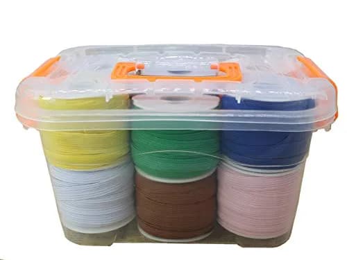 JESEP 3/8in Multi-Color Elastic Band 12 Rolls | Durable, Flexible & Assorted for Sewing thumbnail 4