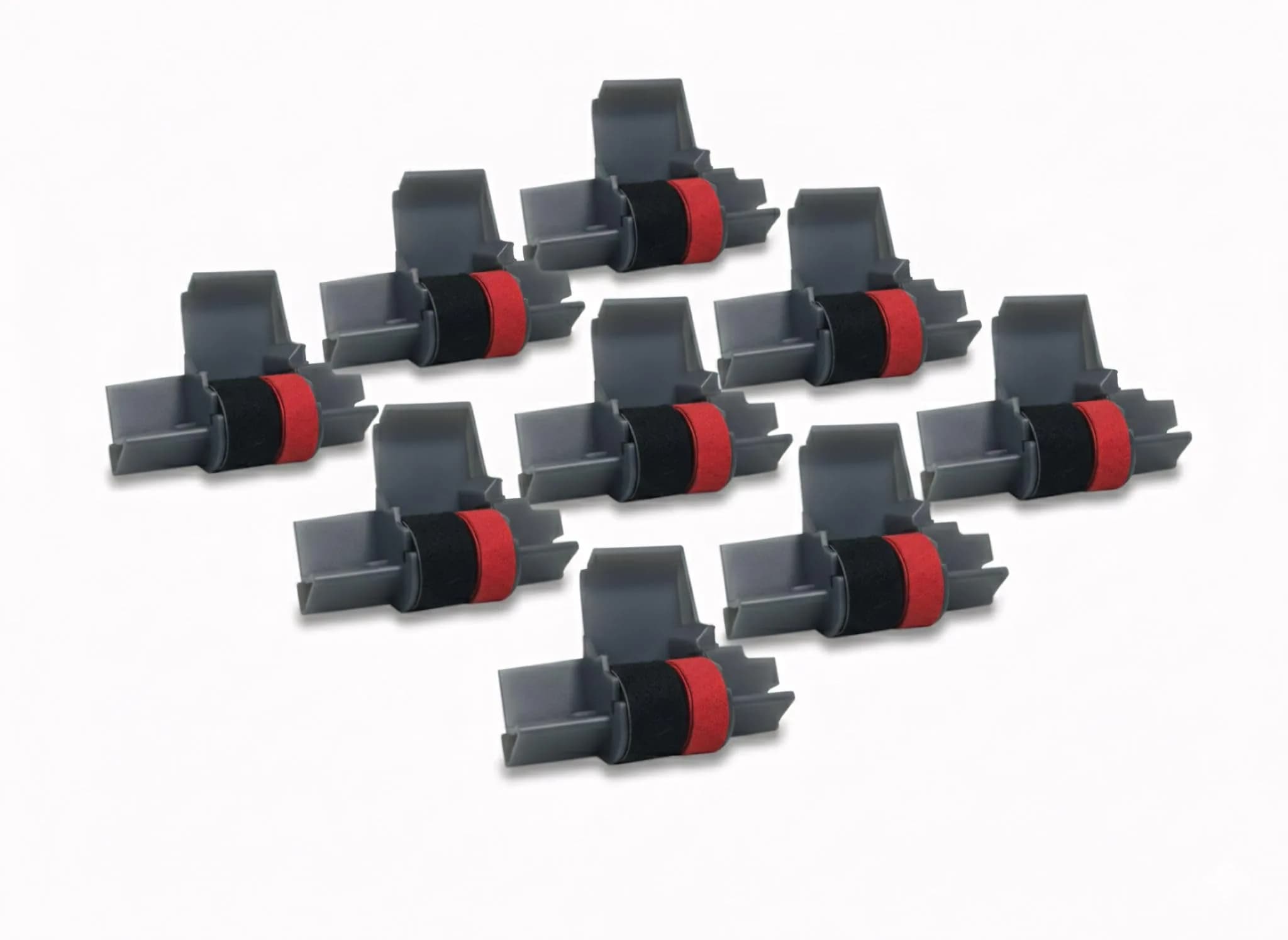 Pokanic IR-40T Black & Red Ink Roller Ribbon Cartridge 3 Pack | Dual-Color Replacement for Calculators & Cash Registers - view 5