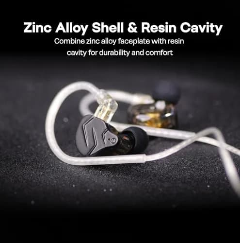 Linsoul KZ ZSN PRO X Hybrid Wired Earbuds 1DD+1BA | HiFi In-Ear Monitors with Detachable Cable thumbnail 4
