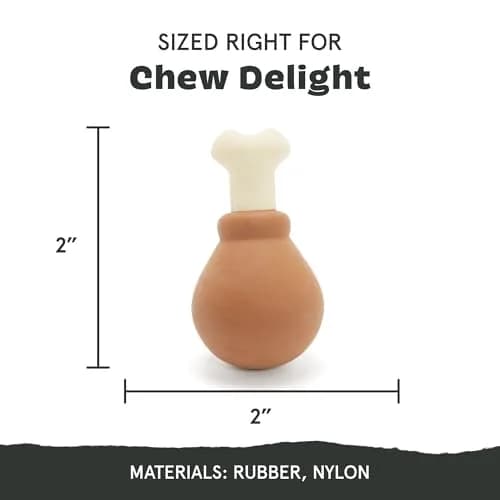 BarkBox Turkey Super Chewer - Toy for Large Dogs | Durable Chew Toy with Chicken Scent (Medium/Large) thumbnail 3