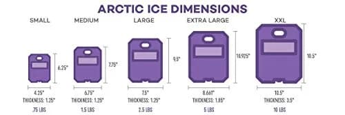Arctic Ice Tundra Series XX-Large Reusable Ice Pack 4.54 kg (10 lb) 2-Pack | Maintains 5°F Freezer Temperature for Days thumbnail 7