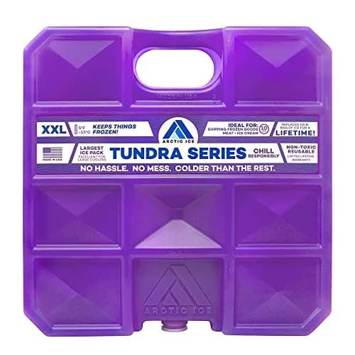 Arctic Ice Tundra Series XX-Large Reusable Ice Pack 4.54 kg (10 lb) 2-Pack | Maintains 5°F Freezer Temperature for Days thumbnail 2