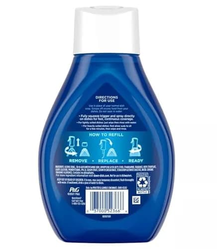 Dawn Powerwash Dish Spray Refill, 16 fl oz (473ml) Bottles, Pack of 6 | Cuts Grease Instantly thumbnail 2