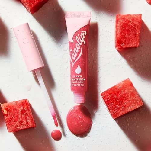 Lanolips Lanolin Lip Water Watermelon 10ml | Hydrating Lip Serum with Hyaluronic Acid & Shimmer thumbnail 6