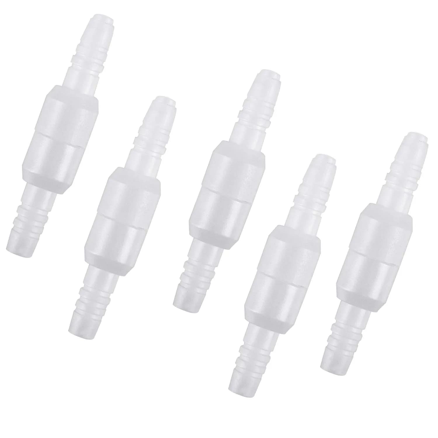 Medihealer 5 Packs Tubing Swivel Connectors | Kink-Resistant Oxygen Fittings for Home Use — 5-Pack