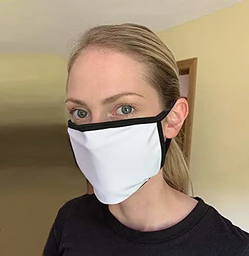 3dRose Face Mask - Star of David Love Israel | Lightweight, Reusable, Custom Print (6.3 x 4.0-inch) thumbnail 2