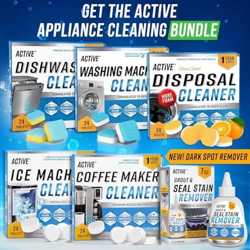 ACTIVE Washing Machine Cleaner Descaler 24 Pack | 12 Month Supply thumbnail 5