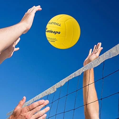 Runleaps Official Size 5 Volleyball 280g (8.2in Diameter) | Waterproof Indoor Outdoor PU Leather thumbnail 4