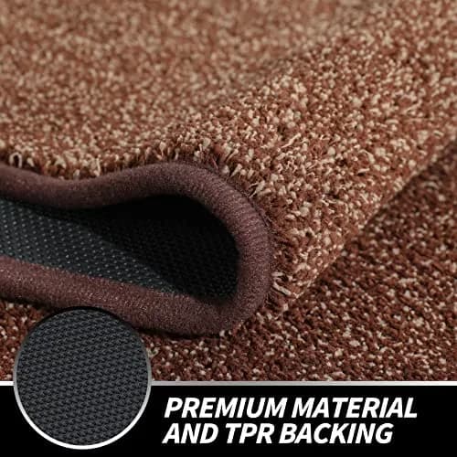 LINLA Camel Coffee Doormat 24x59 Inches | Super Absorbs Mud & Dirt, Indoor Area Rug thumbnail 4