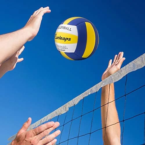 Runleaps Official Size 5 Volleyball 20.8 cm (8.2 in) | Indoor Outdoor PU Leather thumbnail 5
