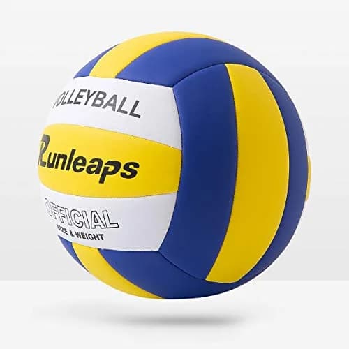 Runleaps Official Size 5 Volleyball 20.8 cm (8.2 in) | Indoor Outdoor PU Leather thumbnail 2