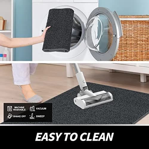 LINLA Indoor Doormat 59"x24" Absorbs Mud & Water, Non Slip, Easy to Clean, Durable for High Traffic Entryways thumbnail 6