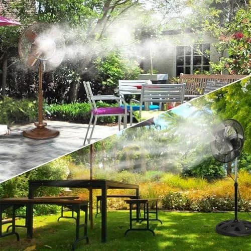 LANDGARDEN Outdoor Misting Fan Kit 5.9M (19.36FT) | Cools Patios in Indian Summer Heat thumbnail 5