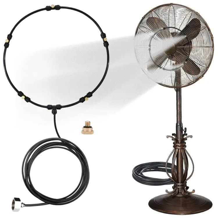 LANDGARDEN Outdoor Misting Fan Kit 5.9M (19.36FT) | Cools Patios in Indian Summer Heat thumbnail 2