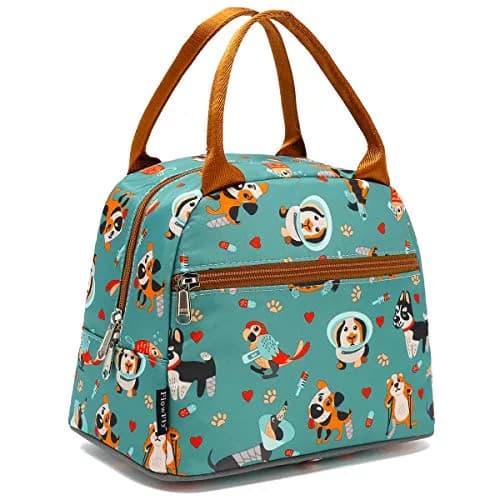 FlowFly Insulated Lunch Cooler Bag - Tote Bag Organizer for Women/Men, Dog | Water Resistant, Freezer Safe, 9.1”L×6.1”W×12.3”H thumbnail 1