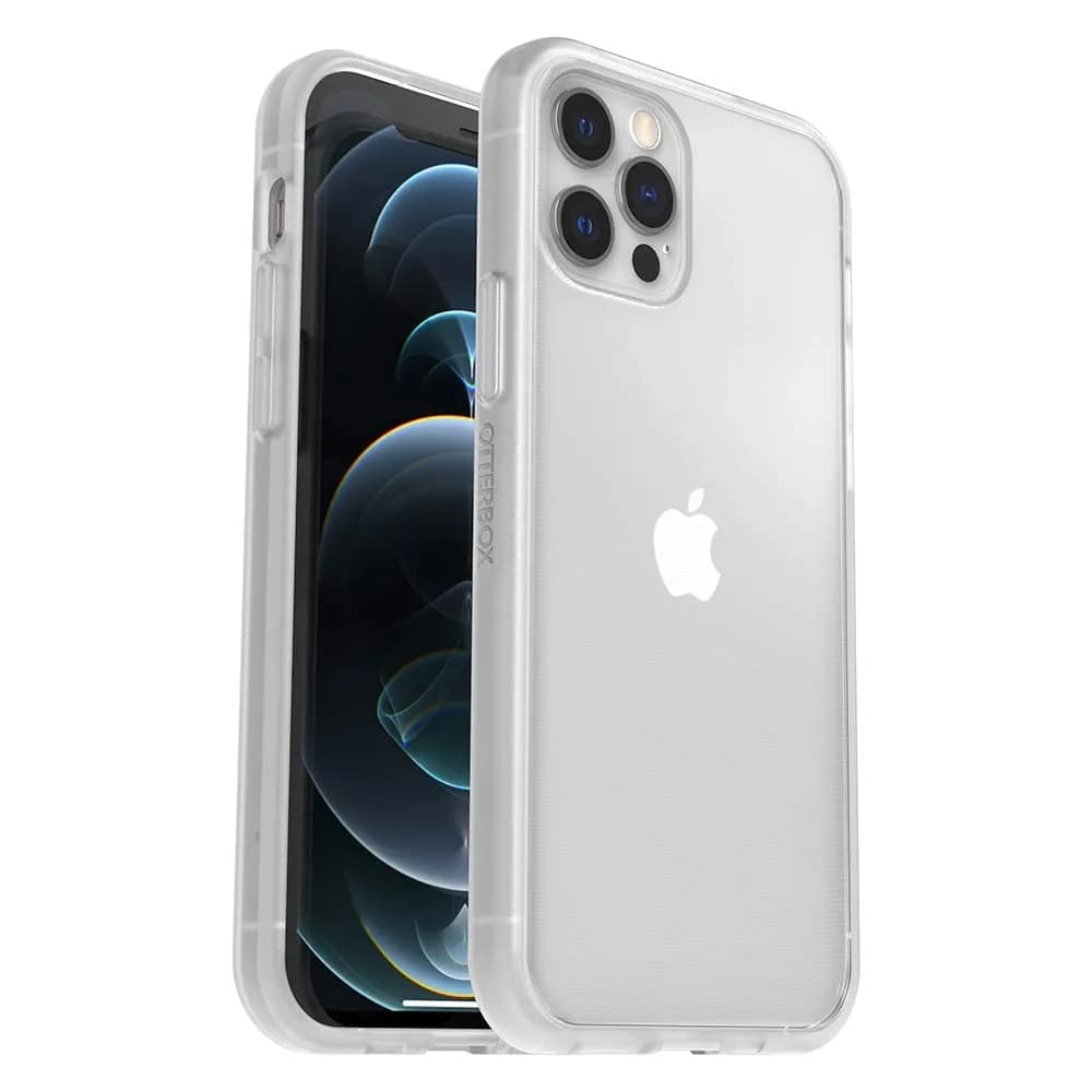 OtterBox iPhone 12 & iPhone 12 Pro Profile Series Case - Clear | Slim, Drop-Resistant, Soft Touch Edges