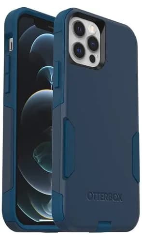 OtterBox Commuter Series Case for iPhone 12 & 12 Pro - Blue | Impact-Absorbing Dual-Layer Design thumbnail 1