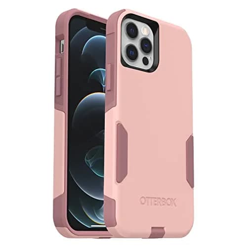 OtterBox Commuter Series Case for iPhone 12 & 12 Pro - Pink Salt/Blush | Slim & Tough, Pocket-Friendly thumbnail 1