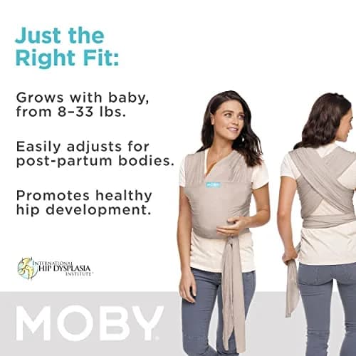 Moby Baby Wrap Carrier Element for Newborns to Toddlers (8-33lbs) | Ultra Lightweight & Adjustable thumbnail 2