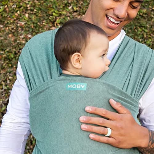 Moby Baby Wrap Carrier Element for Newborns to Toddlers (8-33lbs) | Ultra Lightweight & Adjustable (110c) thumbnail 4