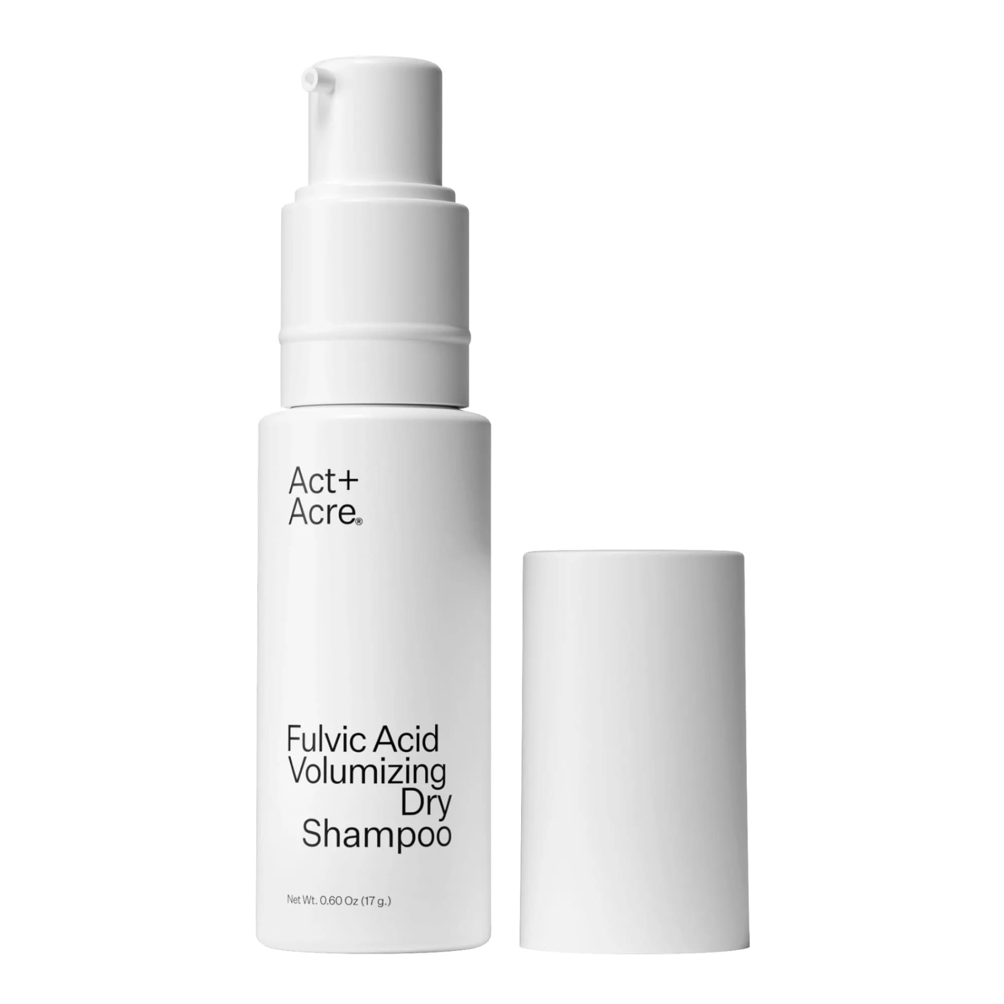 ACT+ ACRE Fulvic Acid Volumizing Dry Shampoo – Unscented, Non-Aerosol, 0.46 Oz | Plant-Based, Vegan, Paraben-Free