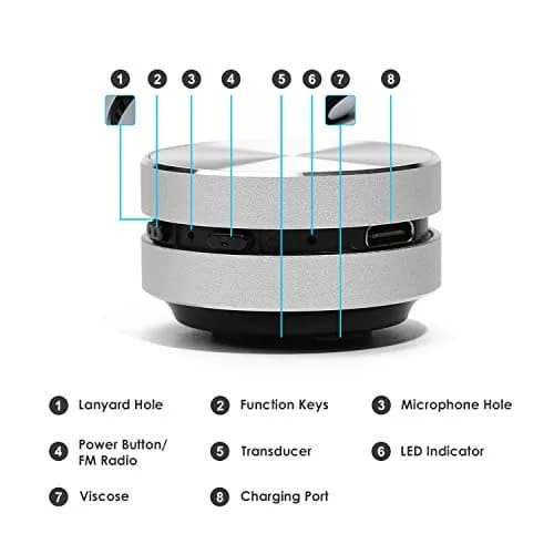 Bigvapor Bone Conduction Speaker Silver | Turn Anything Hollow into a Speaker thumbnail 6