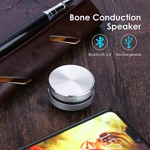 Bigvapor Bone Conduction Speaker Silver | Turn Anything Hollow into a Speaker thumbnail 3