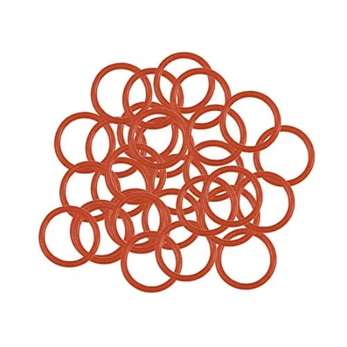 uxcell Silicone O-Ring, 10mm OD, 8mm ID, 1mm Width | Wide Temperature Range, High Resistance thumbnail 1