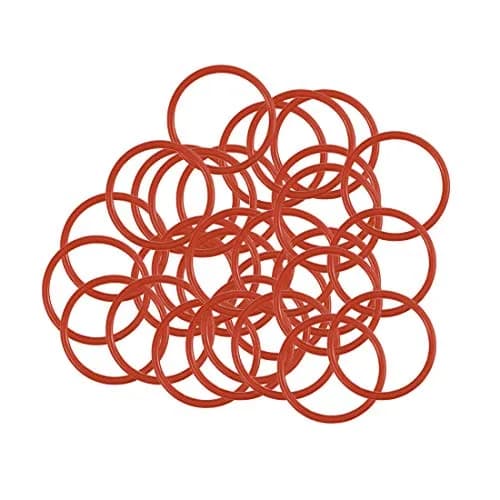 uxcell Silicone O-Ring, 13mm OD, 11mm ID, 1mm Width | Wide Temperature Range for Sealing (70-120c) thumbnail 1