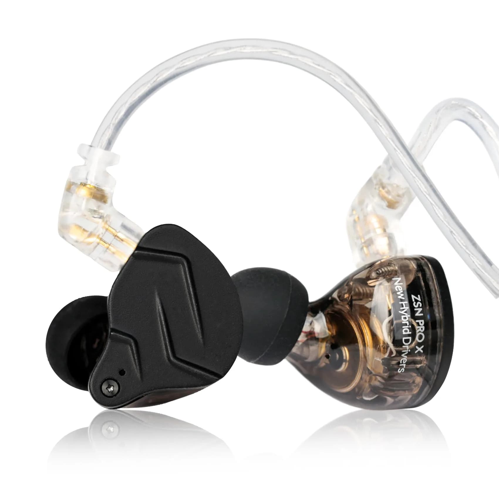 Kinboofi KZ ZSN PRO X Gaming Earbuds 1BA 1DD Dual Driver Type-C Cable - main product image