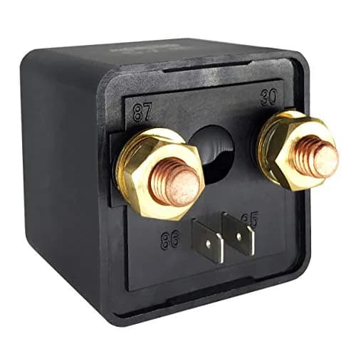 iRhapsody 12V DC 250A Continuous Duty SPST 4-Pin High Power Relay | Split Charge Relay for Heavy Duty Applications thumbnail 2