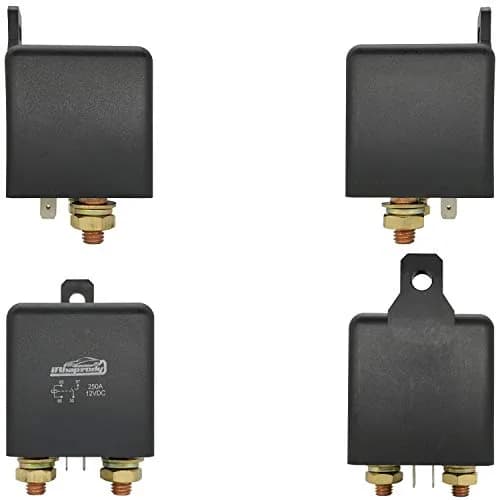 iRhapsody 12V DC 250A Continuous Duty SPST 4-Pin High Power Relay | Split Charge Relay for Heavy Duty Applications thumbnail 3
