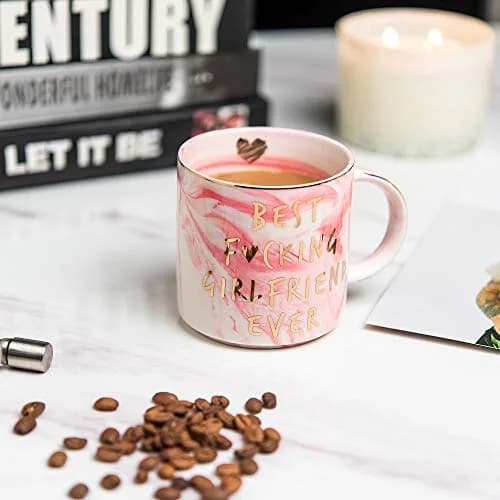 Hendson Pink Marble Mug 11.5oz | Romantic Coffee Cup for Her thumbnail 6